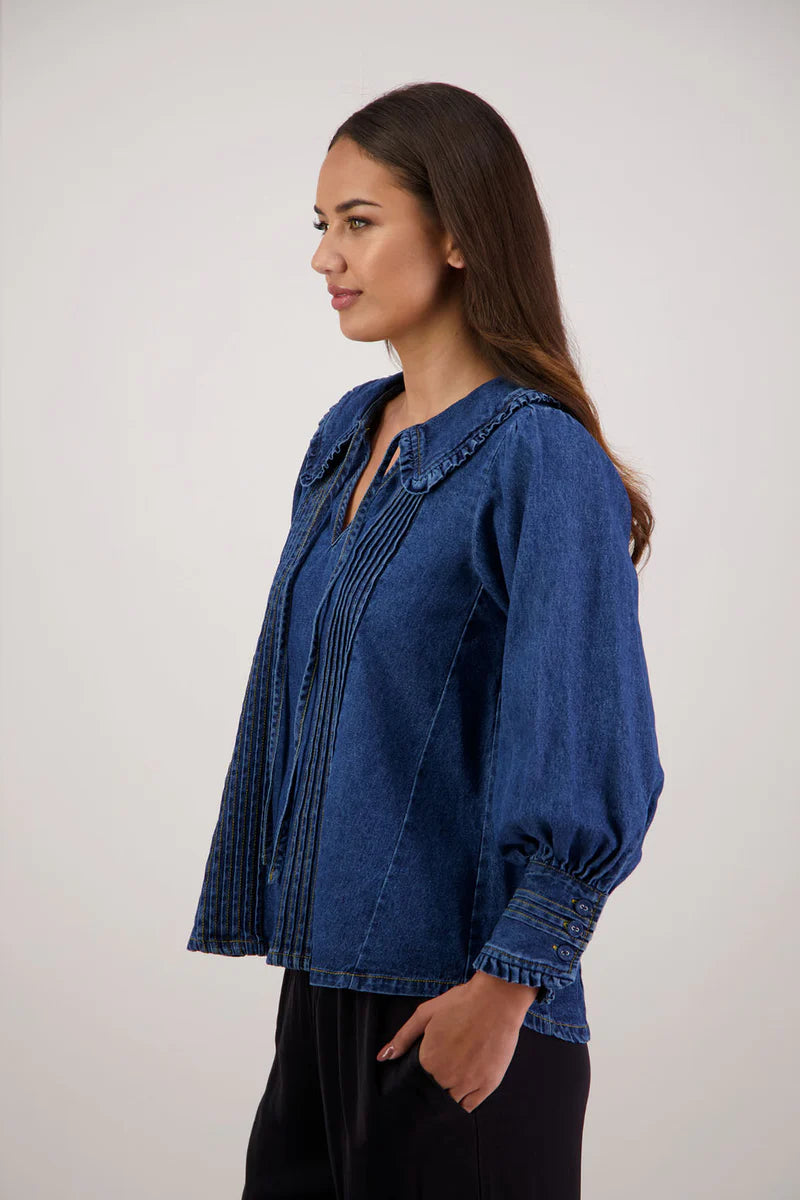 Briarwood - Redmond Denim Top // Denim