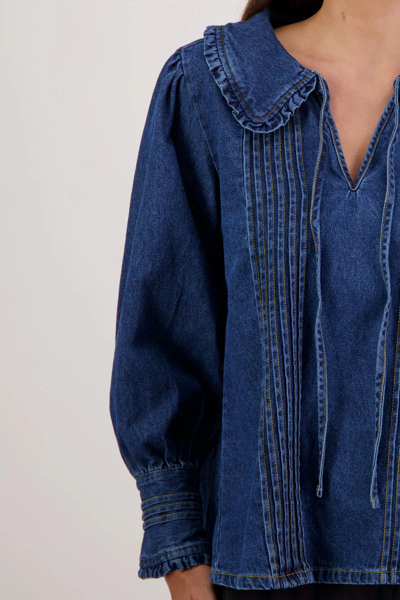 Briarwood - Redmond Denim Top // Denim