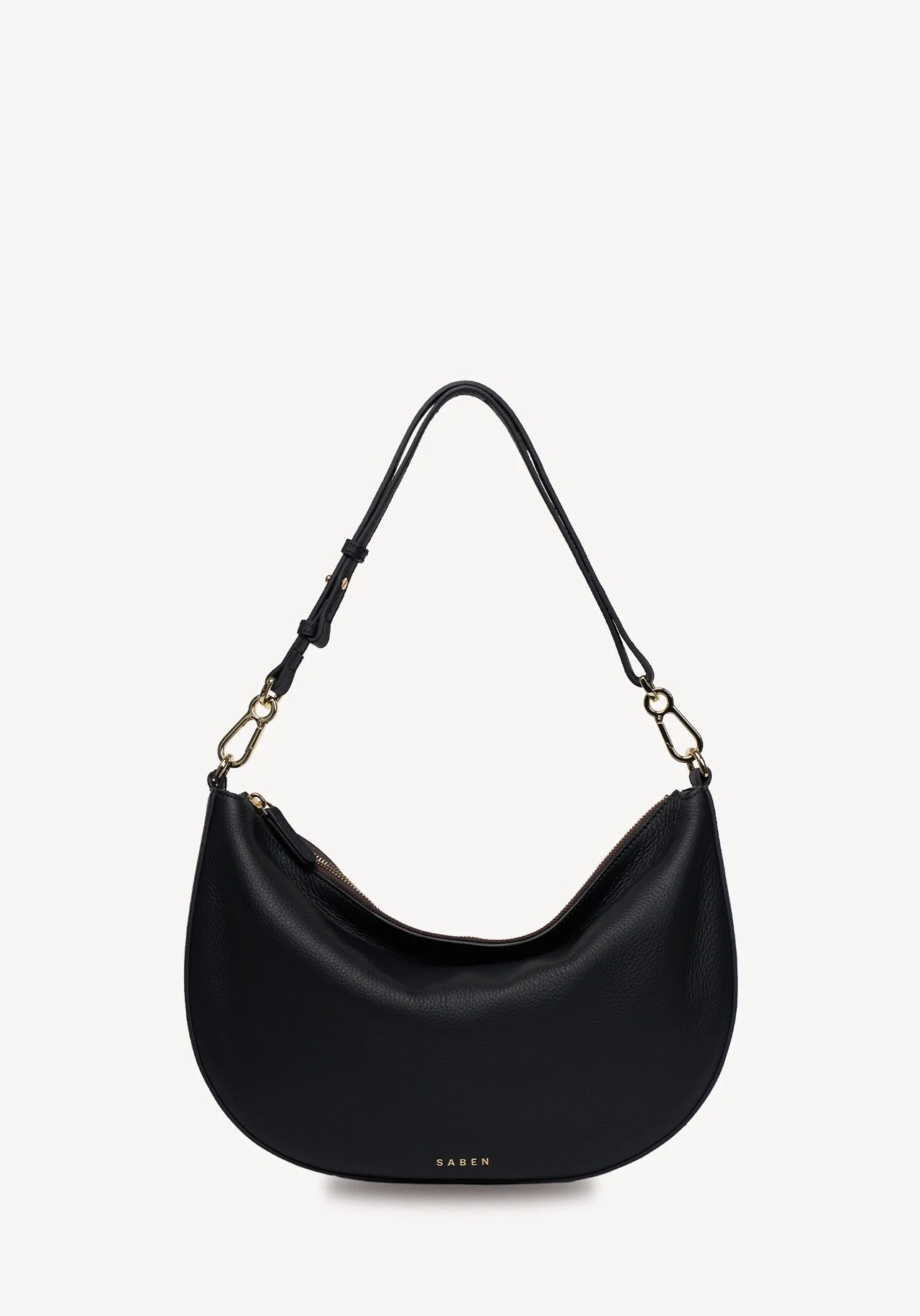 Saben - Noa Shoulder Bag // Black Luxe // Cacao Luxe