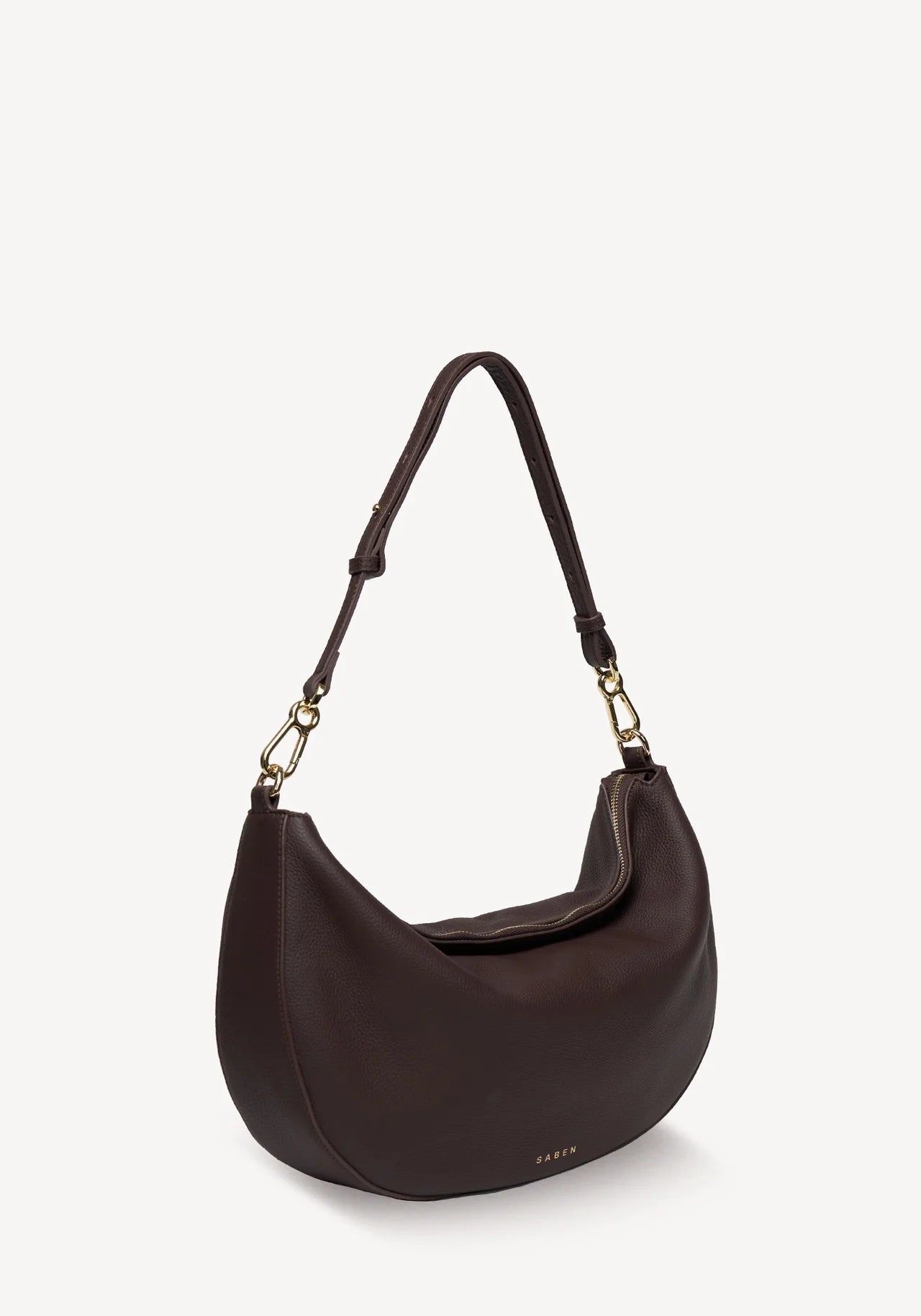 Saben - Noa Shoulder Bag // Black Luxe // Cacao Luxe