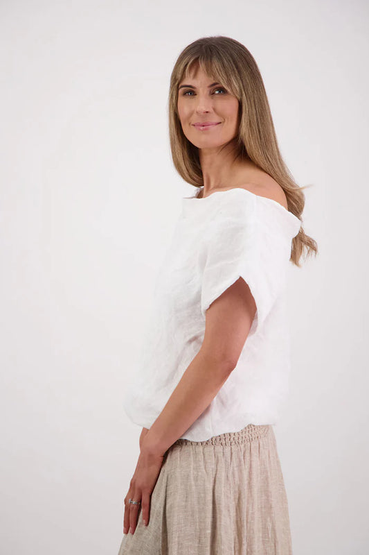 Briarwood - Shelby Top // White // Natural
