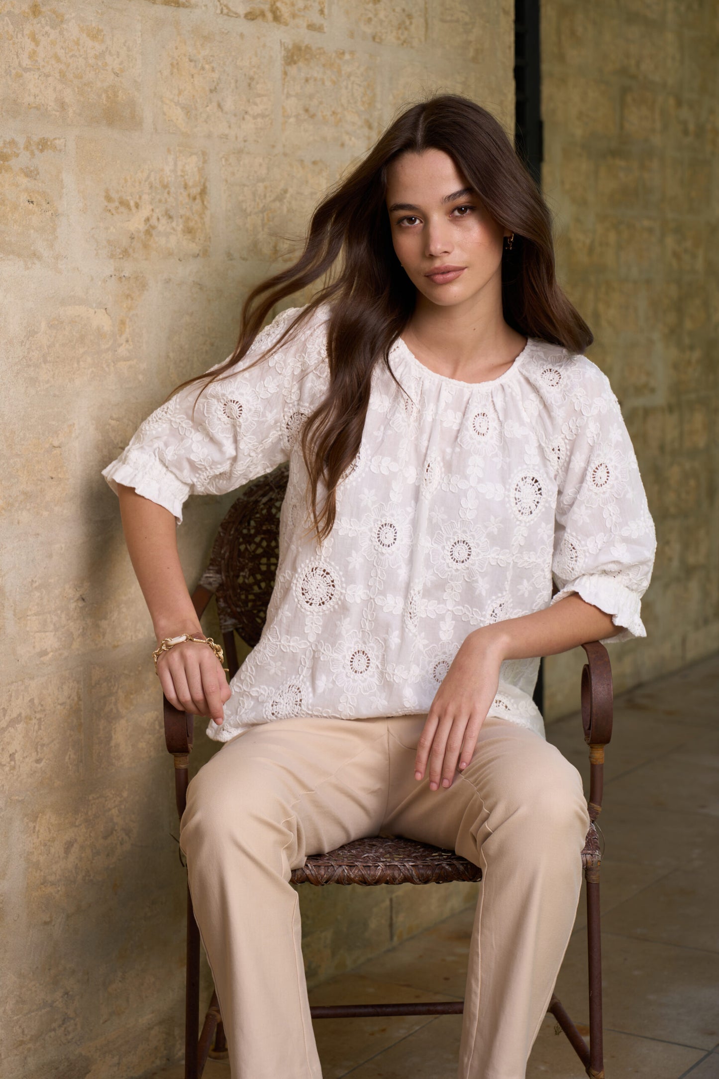 Loobie's Story - Asmita Top // Silk White