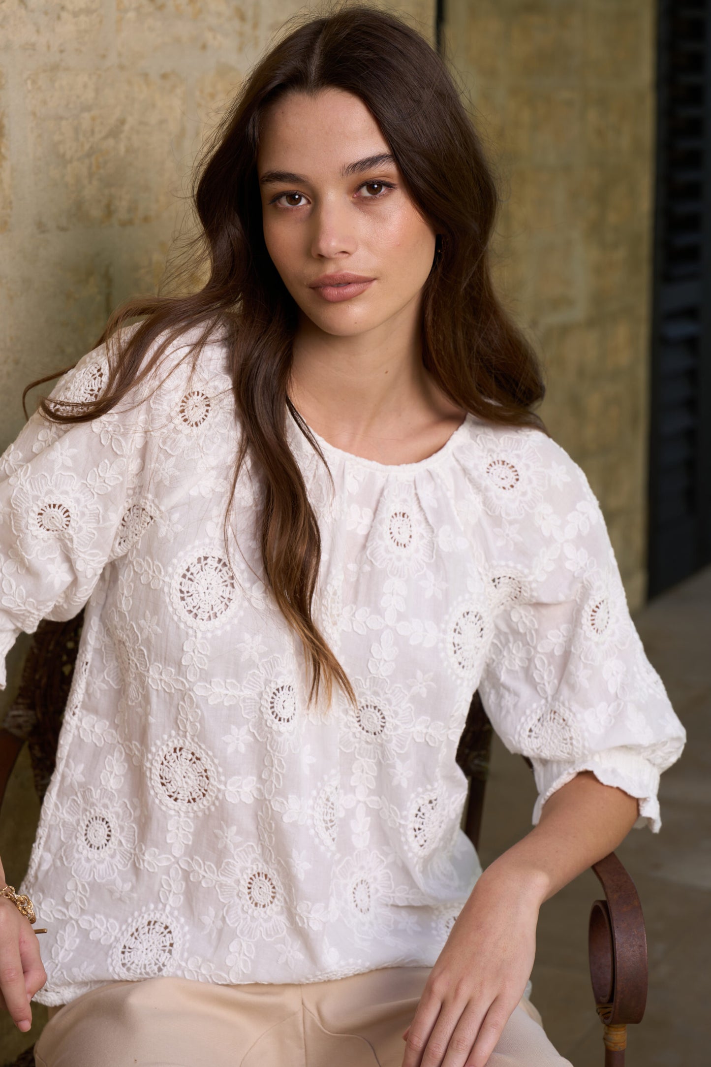 Loobie's Story - Asmita Top // Silk White