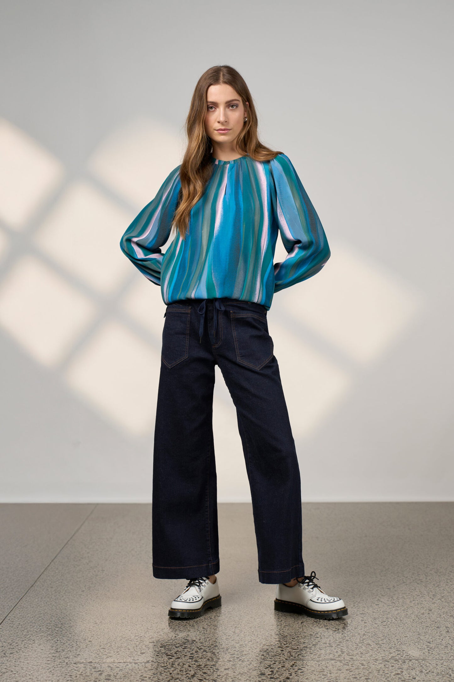 Loobie's Story - Sway Top // Blue Multi