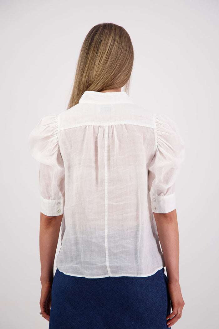Briarwood - Stevie Ranie Shirt // White