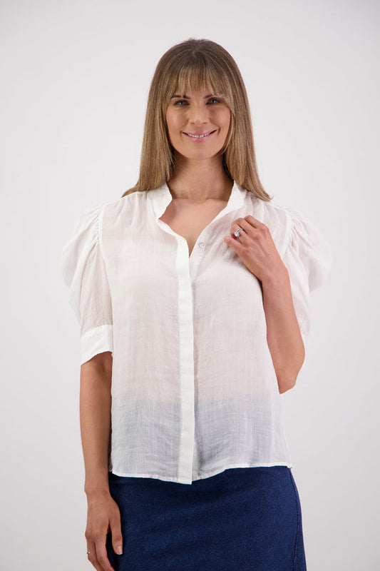 Briarwood - Stevie Ranie Shirt // White