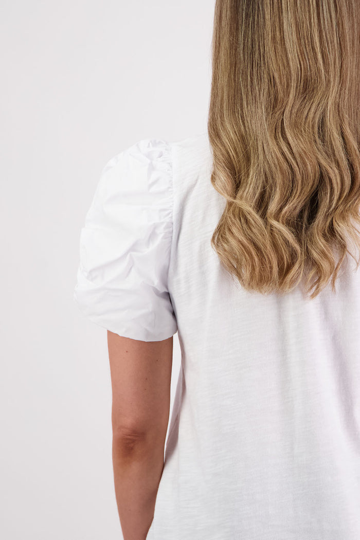 Briarwood - Suzie Cotton T-Shirt // Black // White
