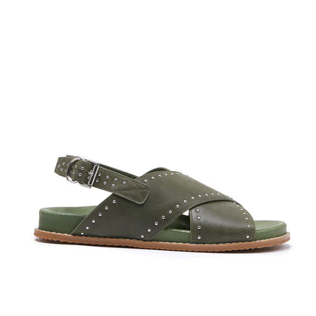 Minx - Thrive // Khaki/Silver Studs