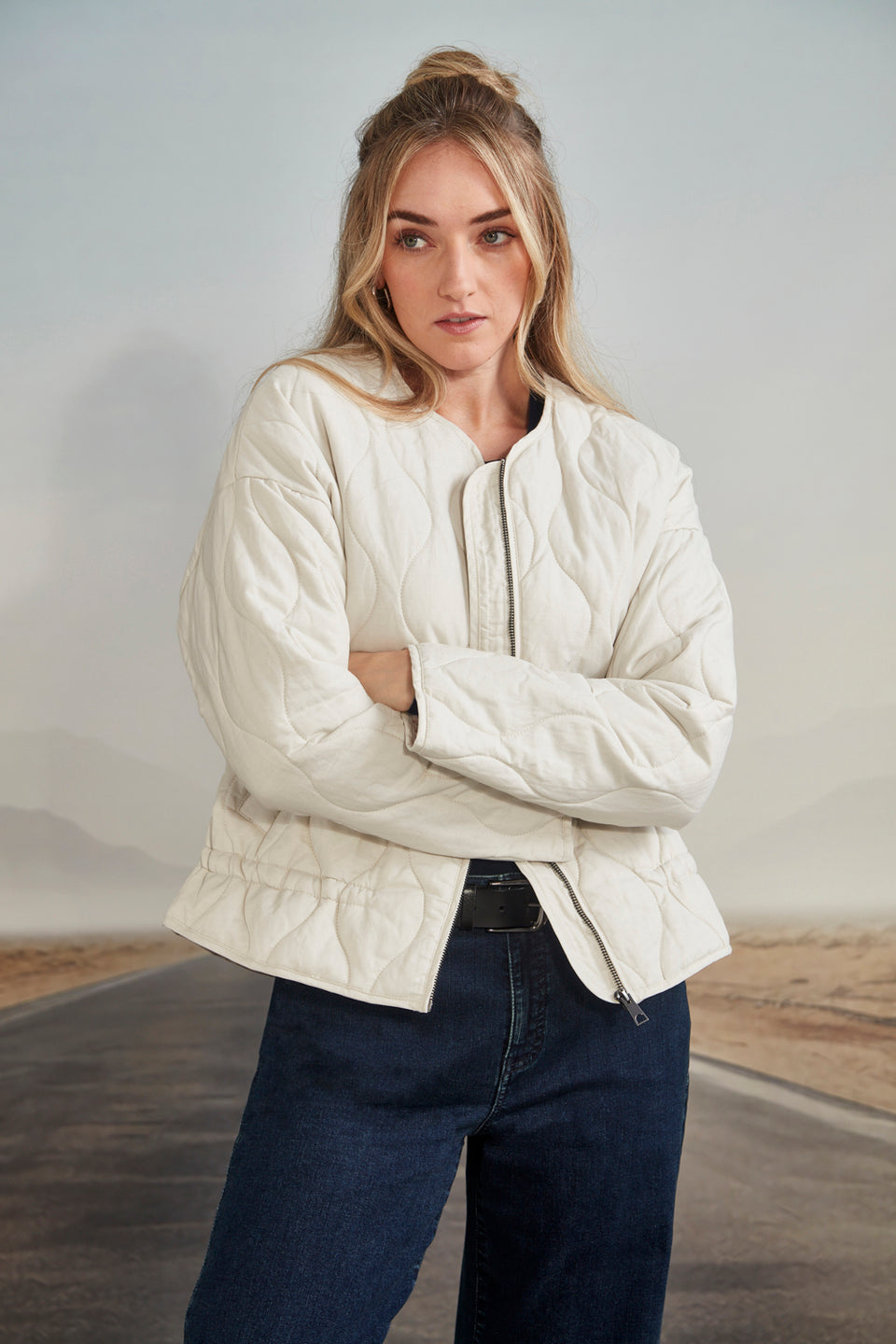 Verge - Vega Jacket // Bone