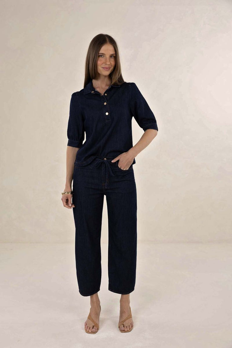 Humidity - Ivy Barrel Jean // Denim Dark Blue