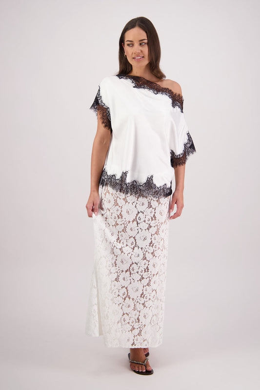 Briarwood - Tabby Top // Black+Black // Ivory+Black