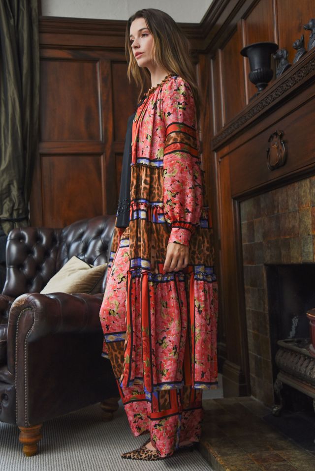 Curate - Soft Embrace Dress // Leopard Rose